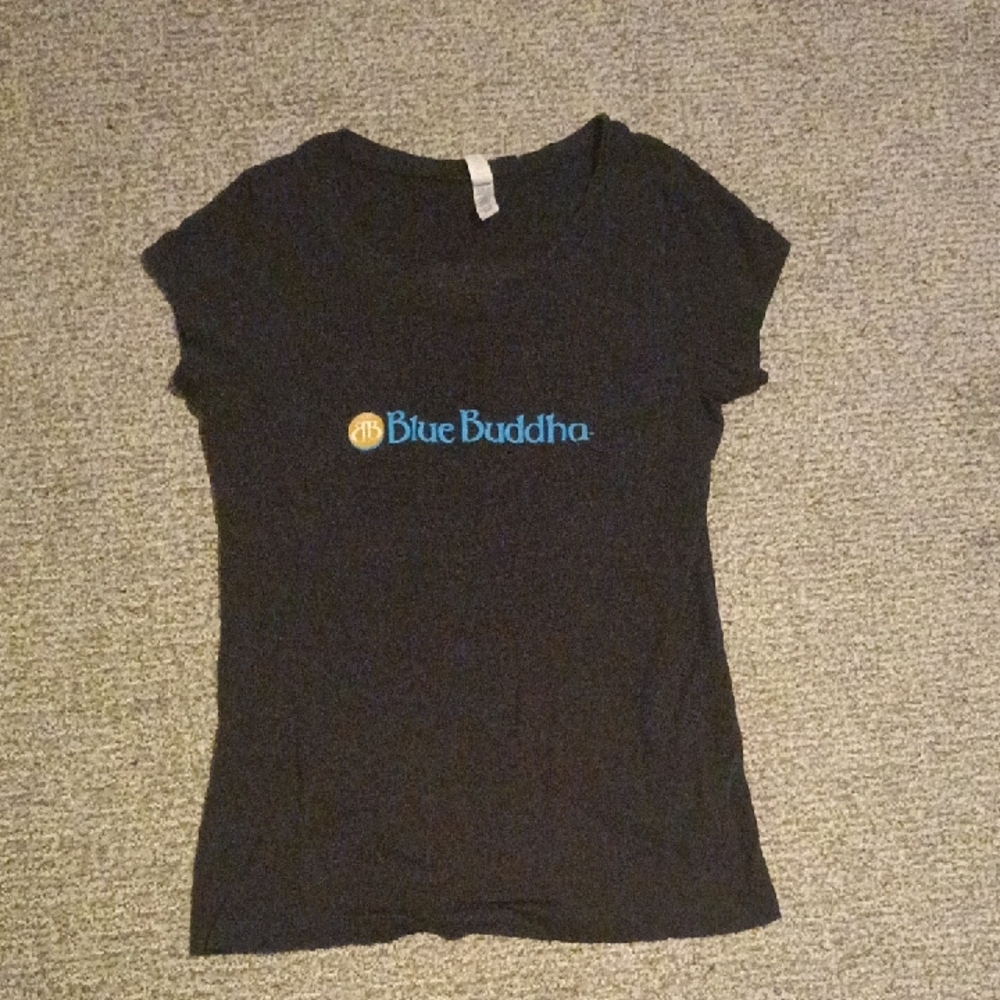 Vintage Babydoll Blue Buddha T-Shirt